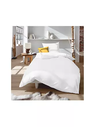 FLEURESSE | Interlock Jersey Bettwäsche 70x90cm/140x200cm Salbei | weiss